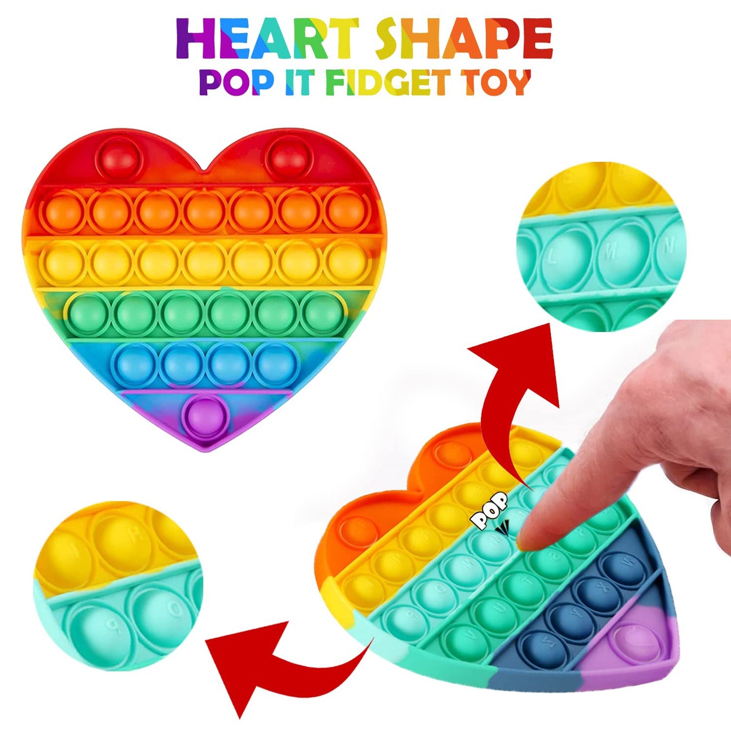 4608A Rainbow H Fidget Toy used in all kinds of household places specially for kids and children’s for playing purposes. 4608A Rainbow H Fidget Toy used in all kinds of household places specially for kids and children’s for playing purposes.
